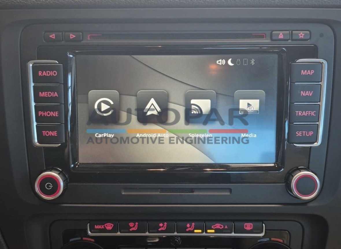 RNS510 apple carplay android auto montage