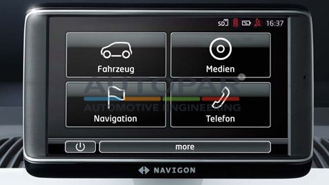 Navigatie scherm Navigon Garmin los VW Up! Citigo Seat Ibiza