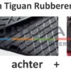 Rubberen matten VW Tiguan voor + achter + kofferbak-0