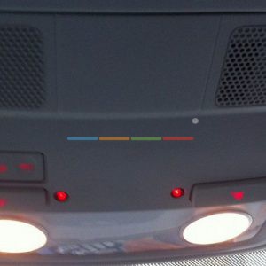 Binnenverlichtingunit W8 Red Glow Golf Passat enz-0
