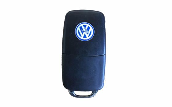 Volkswagen logo blauw wit sleutel