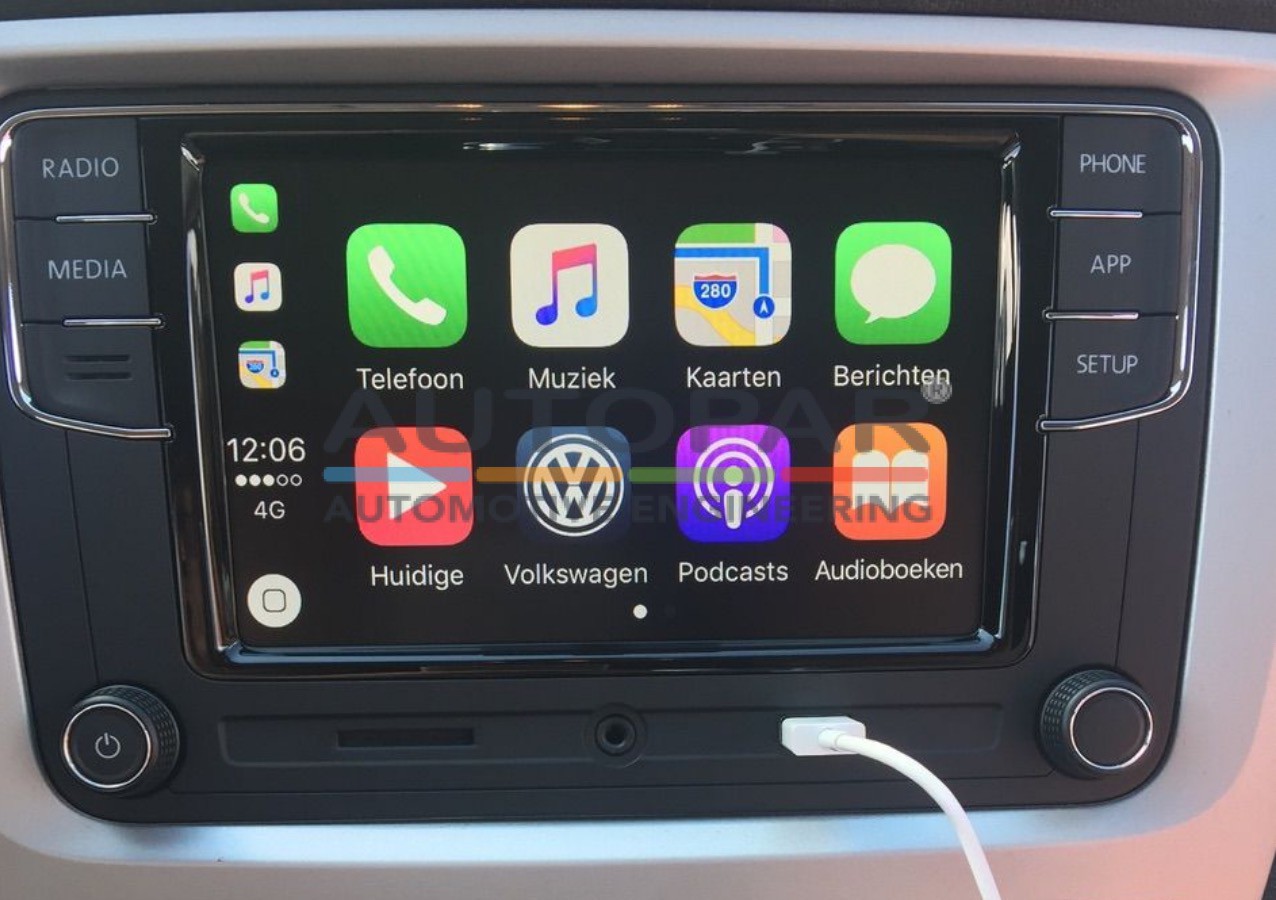 Collega schors Vast en zeker Volkswagen RCD660 Apple Carplay radio App Connect RCD660 Bluetooth radio