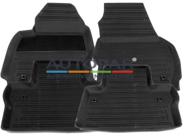 Volvo V70 XC70 inleg rubberen voetmatten set voor- en achterzijde-0