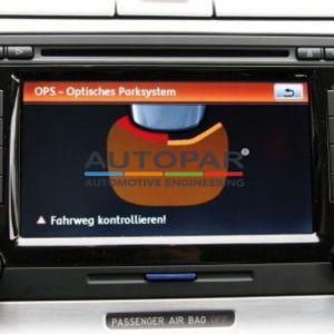 Parkeerhulp in achterbumper Skoda Superb