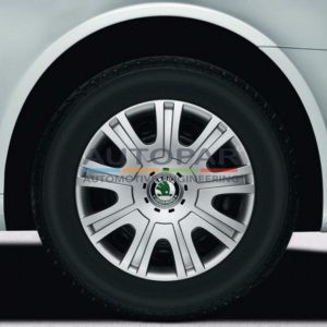 wieldoppen set 15 inch origineel Skoda
