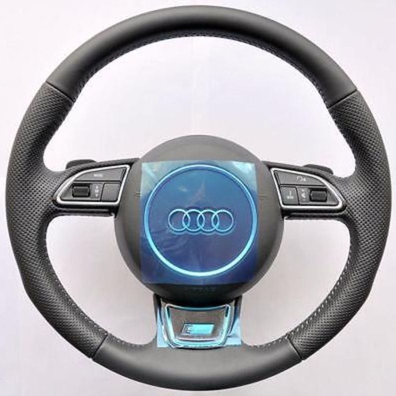 waarom niet Over het algemeen Archeologisch Multifunctioneel stuur Audi S-Line met airbag en DSG schakel flippers -  Autopar