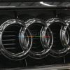 Audi logo Zwart voorbumper - Origineel Audi zwart ringen logo voorzijde