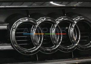 Audi logo Zwart voorbumper origineel Audi