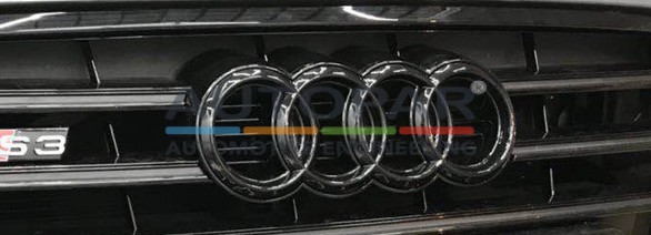 Audi logo Zwart voorbumper origineel Audi