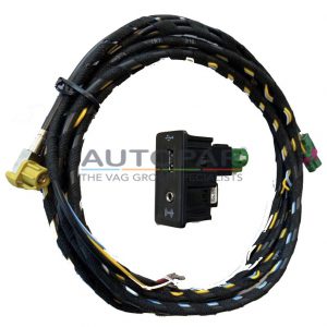 Audi A3 8V - USB AUX IN Bedrading set - Compleet