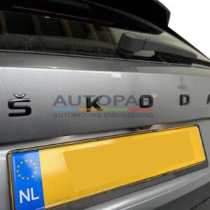 Skoda zwart logo achterzijde - Origineel Skoda