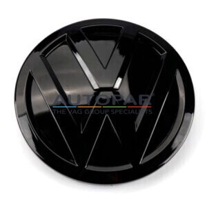 Golf 7.5 zwart logo voorzijde