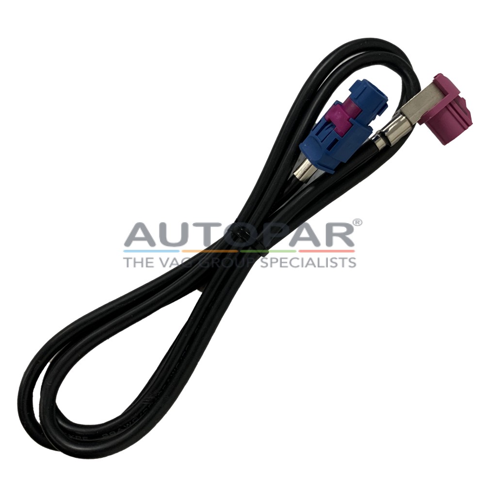 hybride spiritueel maximaal Display kabel 5F unit Blauwe connector -> Roze connector VW Skoda Audi -  Autopar