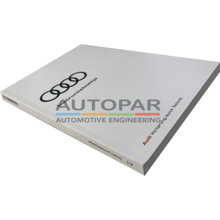 Originele handleiding instructieboekje Audi universeel autopar