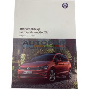 Originele handleiding instructieboekje Volkswagen Golf Sportsvan nieuw type