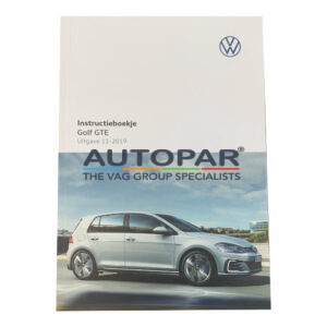 Volkswagen GOLF GTE Handleiding instructieboekje voorzijde autopar