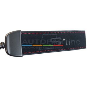 Audi S-Line sleutelhanger Black Edition Suede black