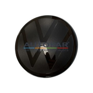 VW POLO AW Zwart logo nieuw type Volkswagen voorzijde