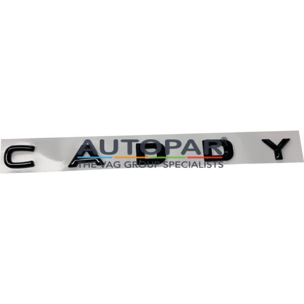 Volkswagen Caddy zwarte letters Caddy