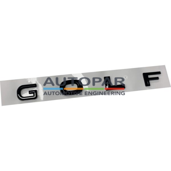 Volkswagen Golf 8 zwarte Golf letters