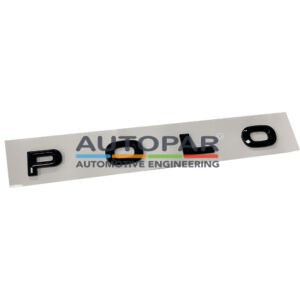 Volkswagen Polo AW zwarte letters Polo AW