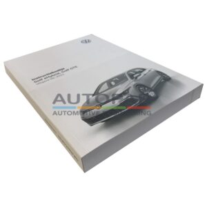 Originele handleiding instructieboekje Volkswagen Golf 8 GTE zijkant