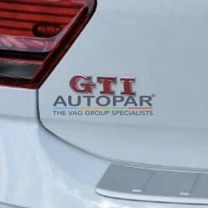 Volkswagen Polo GTI embleem achterklep linksonder