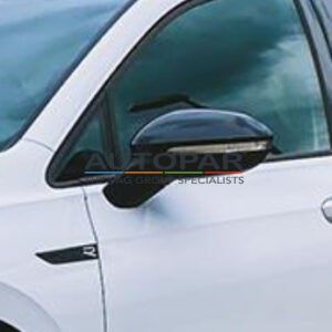 VW Golf 8 zwarte spiegelkappen