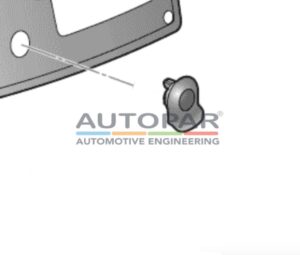 Achterklep drukknop raamslot Volkswagen Up!