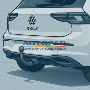 Volkswagen Golf 8 wegklapbare trekhaak