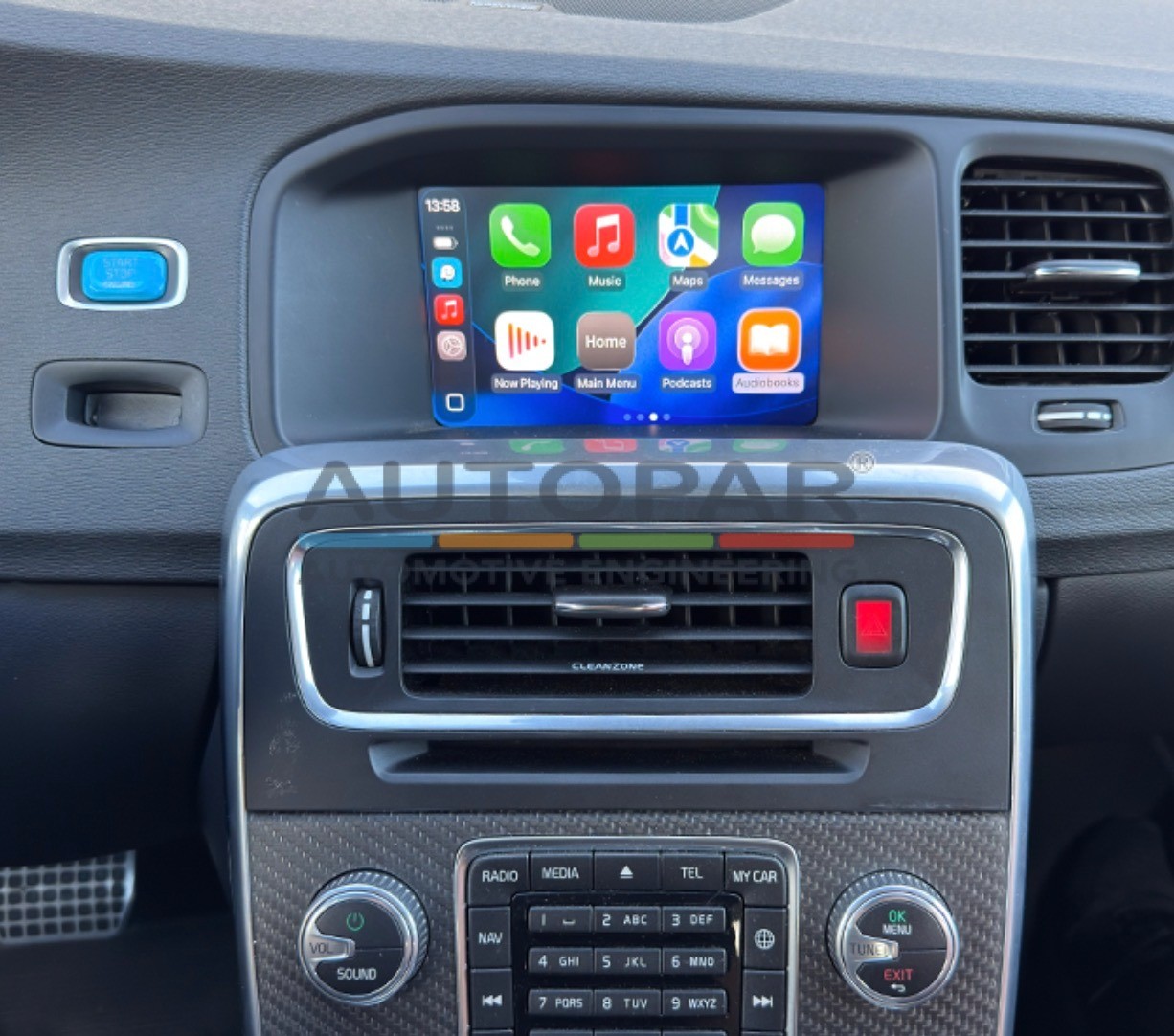 Volvo xc60 Draadloze Apple Carplay Android Auto - App Connect incl. montage 2015-17