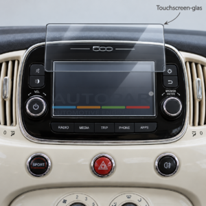 Fiat 500 500L 500X touchscreen-glas – 5 inch – VP2