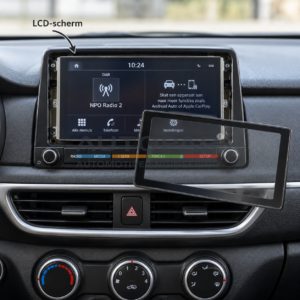 Kia Stonic LCD-schermmodule met zesknopsradio